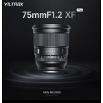 Viltrox AF 75 mm f/1.2 XF X Mount – Zbozi.Blesk.cz