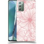 Pouzdro ACOVER Samsung Galaxy Note 20 s motivem Floral I