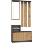 TP Living Předsíňová stěna Artisan B hnědá – Zboží Dáma