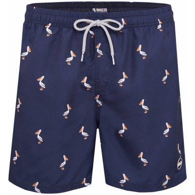 Happy Shorts pánské koupací kraťasy pelikán – Zboží Mobilmania