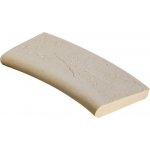 Bazénový lem Presbeton Borneo oblouk R 0,5 550/379x220x55/47 mm reliéfní karamelový – Zboží Mobilmania