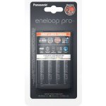 Panasonic Eneloop Charger BQ-CC55 + 4 x R6/AA Eneloop PRO 2500mAh BK-3HCDE K-KJ55HCD40E – Zboží Mobilmania