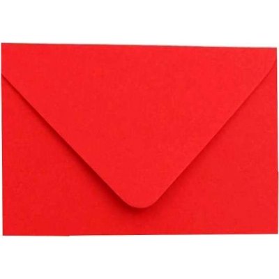 Obálka C6 80g ČERVENÁ 114x162 mm – Zboží Živě