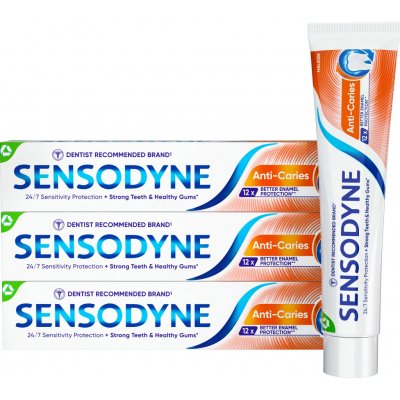 Sensodyne Anti Caries 3 x 75 ml – Hledejceny.cz