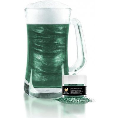 Brew Glitter Jedlé třpytky do nápojů tmavě zelené Dark Green 4 g – Zbozi.Blesk.cz