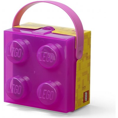 LEGO® box fialová 17.3 cm 11.7 cm 11.7 cm – Zboží Mobilmania