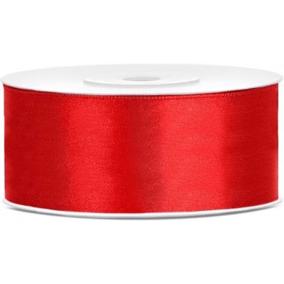 PartyDeco Červená stuha 25 mm x 25 m (1 ks) – Zboží Mobilmania