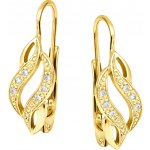 Soliter Náušnice ze žlutého zlata s krystaly 239 001 00611 – Hledejceny.cz