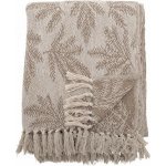 Bloomingville Pléd z recyklované bavlny 160x130 cm GABRIELA - hnědý – Zboží Mobilmania