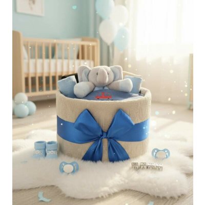 Brumlík dárkový balíček dortík Sloník auto kapučíno 80 – Zboží Mobilmania