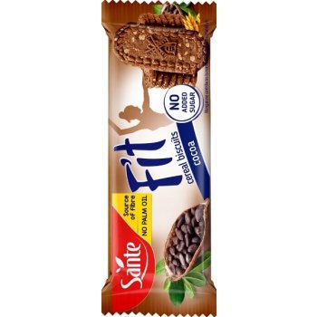 Sante Fit Snídaňové cereální sušenky s kakaem bez přidaného cukru 50 g