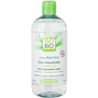 SO’BiO étic Aloe Vera zinek a citrusy micelární voda 500 ml – Zboží Mobilmania