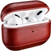 Pouzdro na sluchátka iCarer Kožené pouzdro na sluchátka AirPods Pro 01.14.IAP045-RD