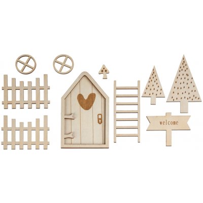 LIVARNO home Dveře pro vánočního skřítka s příslušenstvím (sada dekorací z edice Heart) – Sleviste.cz