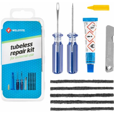 Weldtite Tubeless lepení na opravu bezdušových pláštů 8 ks – Zboží Dáma