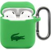 Pouzdro na sluchátka Lacoste Liquid Silicone Glossy Printing Logo pouzdro pro Apple Airpods 1/2 LCA2SN