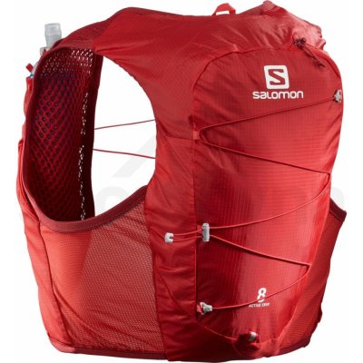 Salomon Active Skin 8l Set - červená – Hledejceny.cz