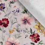 Takoy Teplákovina Takoy 150cm růžové květy Muan – Hledejceny.cz