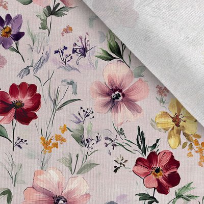 Takoy Teplákovina Takoy 150cm růžové květy Muan – Hledejceny.cz