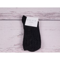 CNB Berlin Teplé ponožky DE 37716 hebké žinylkové černé