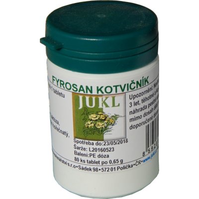 Jukl Fyrosan Kotvičník 80 tablet – Hledejceny.cz