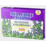 Dr. Müller Müllerovy pastilky se šalvějí a vitaminem C 12 pastilek – Hledejceny.cz