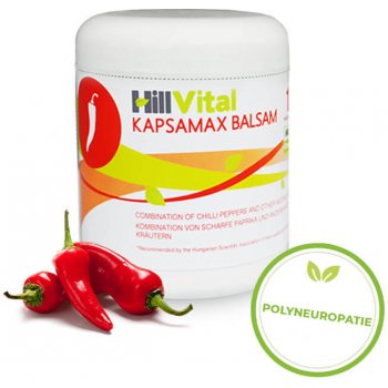 HillVital Kapsamax mast na ztuhlé svaly a klouby 250 ml