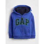 Gap Baby zateplená mikina Logo Sherpa Tmavě modrá – Zboží Dáma