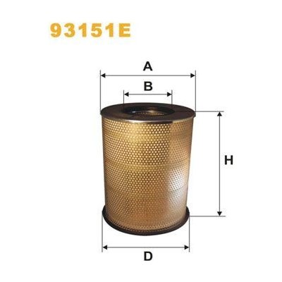 Vzduchový filtr WIX FILTERS 93151E – Hledejceny.cz