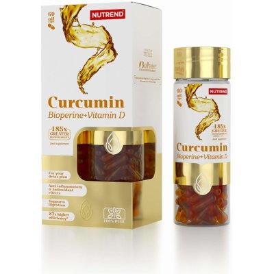 Nutrend Curcumin Bioperine+Vitamin D 60 tablet – Hledejceny.cz