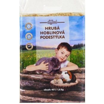 Limara hrubá hoblinová podestýlka 1,6 kg 40 l