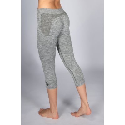 Dámské sportovní legíny 3/4 donna active-fit melange Grigio melange