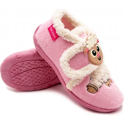 Dětské papuče GEZER Ovečka růžové – Hledejceny.cz