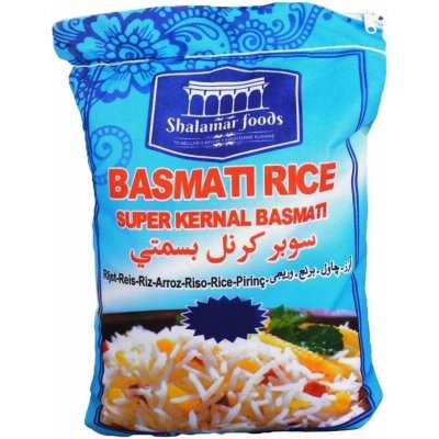 Shalamar Super Kernal Basmati rýže 5 kg – Sleviste.cz