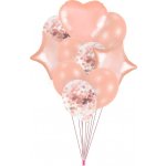 PartyPal Sada rosegold balonků – Zboží Dáma
