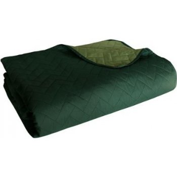 Faro přehoz na postel Oboustranný prošívaný BEDDO II zelený 220 x 240 cm