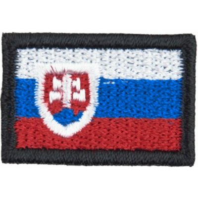 Nášivka: Vlajka Slovensko [26x18] [bsz] černá – Hledejceny.cz