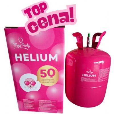 Helium na 50 balonků MojeParty – Zboží Dáma