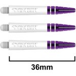Red Dragon Peter Wright SNAKEBITE NITROTECH White and Purple Short – Zboží Dáma