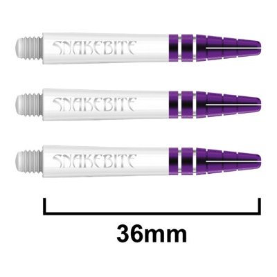 Red Dragon Peter Wright SNAKEBITE NITROTECH White and Purple Short – Zboží Dáma