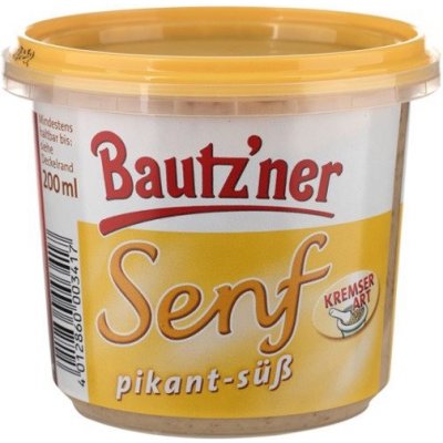 Bautzner Senf & Feinkost 0227 Hořčice sladko-pikantní, 200ml – Zboží Mobilmania