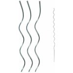 Igotrend Tyč spirálová k rajčatům, hliník 1 × 150 cm, set 4 ks – Hledejceny.cz