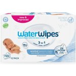 WATERWIPES 100% BIO odbouratené ubrousky 12 x 60 ks – Zboží Dáma