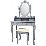 Trendie Barocco toaletní stolek šedý – Zbozi.Blesk.cz