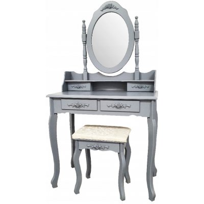 Trendie Barocco toaletní stolek šedý – Zbozi.Blesk.cz