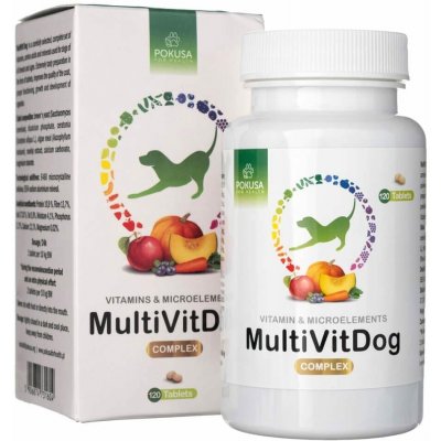 Pokusa MultiVit Dog Complex doplňky stravy pro psy 120 ks – Hledejceny.cz