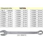 Yato očkoplochý klíč 17mm YT-0346 – Zboží Mobilmania