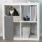 Trixie Čtveratý pelech se škrabací deskou umístění v polici 33 x 48 x 37 cm – Zboží Dáma