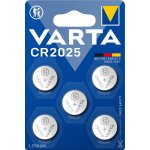 Varta CR 2025 5ks 6025101415 – Zboží Živě