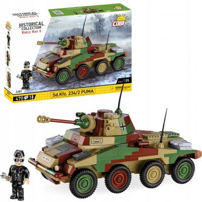 COBI 2287 World War II Německé pancéřové vozidlo Sd.Kfz. 234/2 PUMA 1:35 – Hledejceny.cz